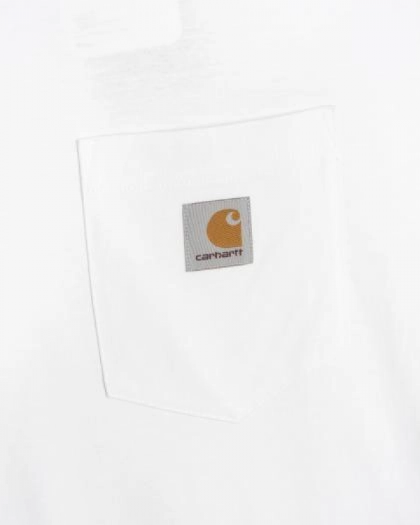 CARHARTT WIP POCKET WHITE T-SHIRT