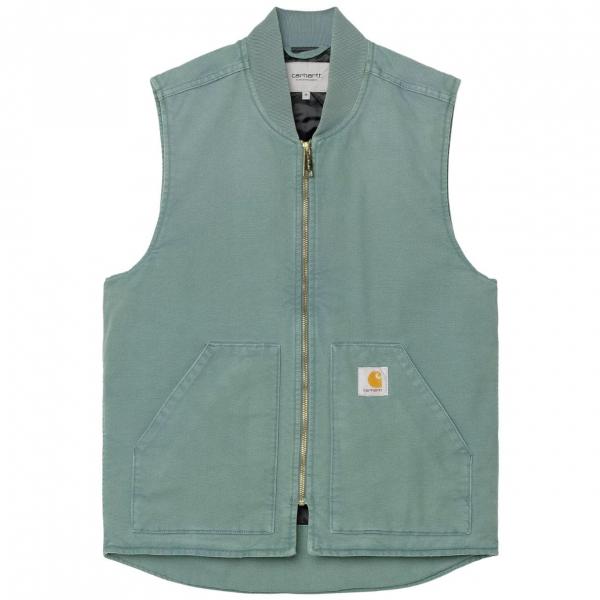 CARHARTT WIP CLASSIC VEST SILVER PINE (STONE CANVAS)