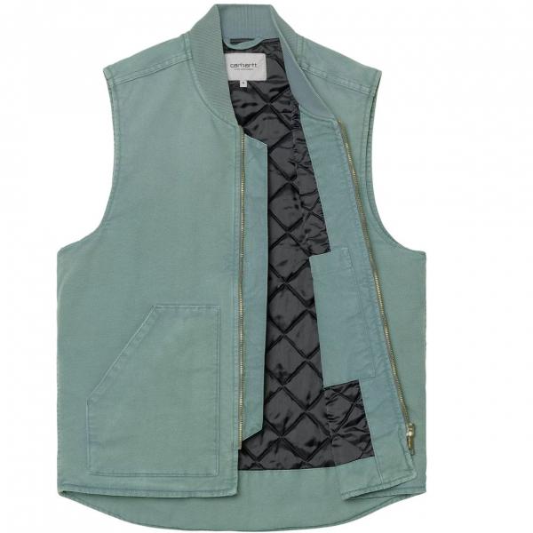 CARHARTT WIP CLASSIC VEST SILVER PINE (STONE CANVAS)