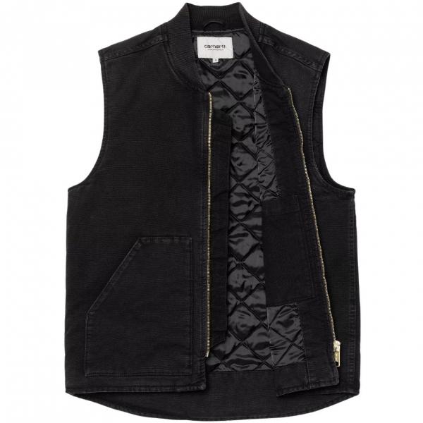 CARHARTT WIP CLASSIC VEST BLACK (STONE CANVAS)