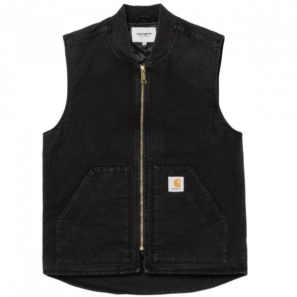 CARHARTT WIP CLASSIC VEST BLACK (STONE CANVAS)
