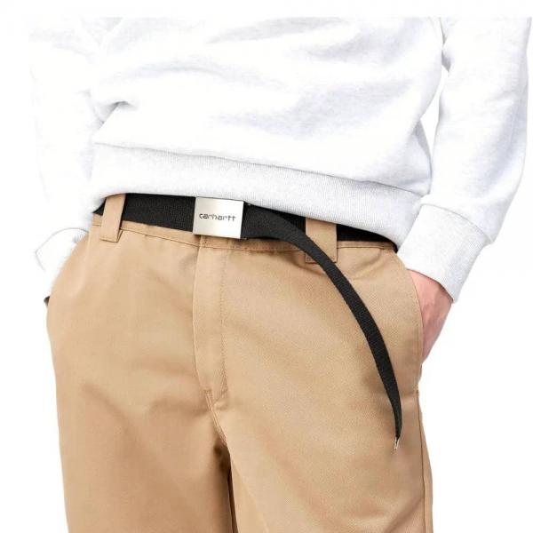 CARHARTT WIP CLIP BELT CHROME 