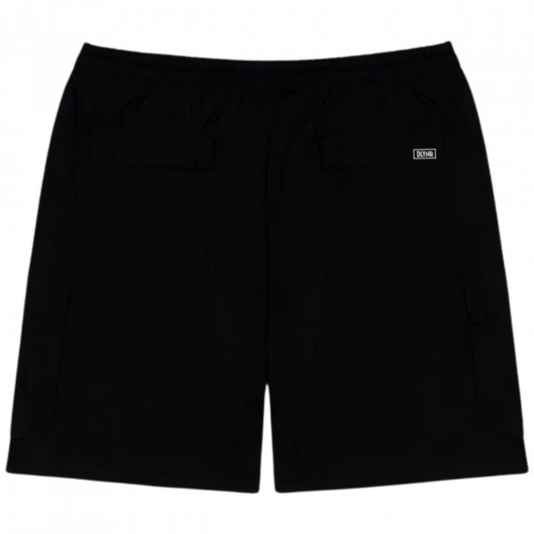 DOLLY NOIRE COTTON RIPSTOP CARGO BLACK EASYSHORTS