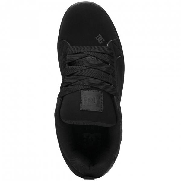 DC SHOES COURT GRAFFIK ALL BLACK SCARPE