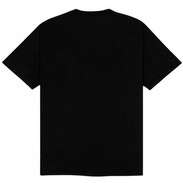 DOLLY NOIRE SIGNATURE EMBROIDERY BLACK T-SHIRT