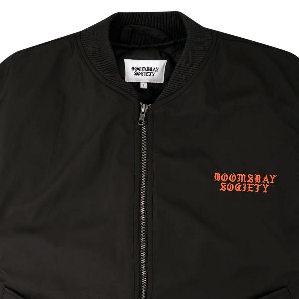 DOOMSDAY DIRTY HANDS BOMBER BLACK GIACCA