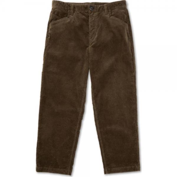 VOLCOM LOUIE LOPEZ TAPERED CORD DARK EARTH PANTALONI