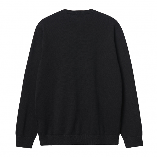 CARHARTT WIP MADISON SWEATER BLACK/WAX MAGLIONE