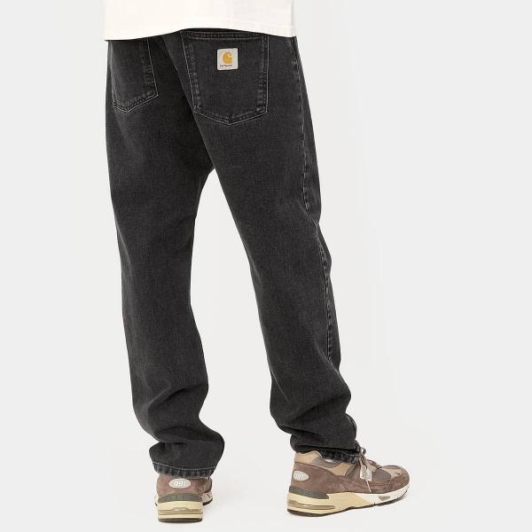 CARHARTT WIP NEWEL PANT BLACK STONE WASHED