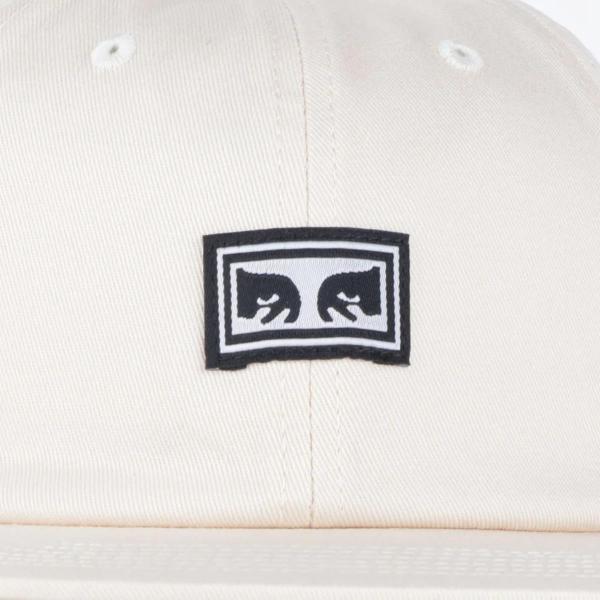 OBEY ICON EYES 6 PANEL STRAPBACK II UNBLEACHED CAPPELLO