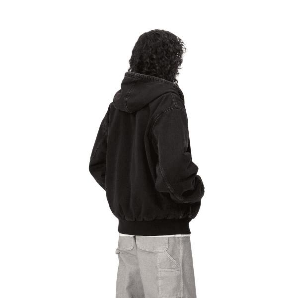 CARHARTT WIP OG ACTIVE JACKET BLACK (STONE WASHED)