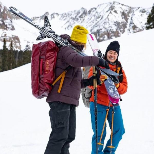 OSPREY TRANSPORTER DUFFEL 65 RAVEN BLACK BORSONE
