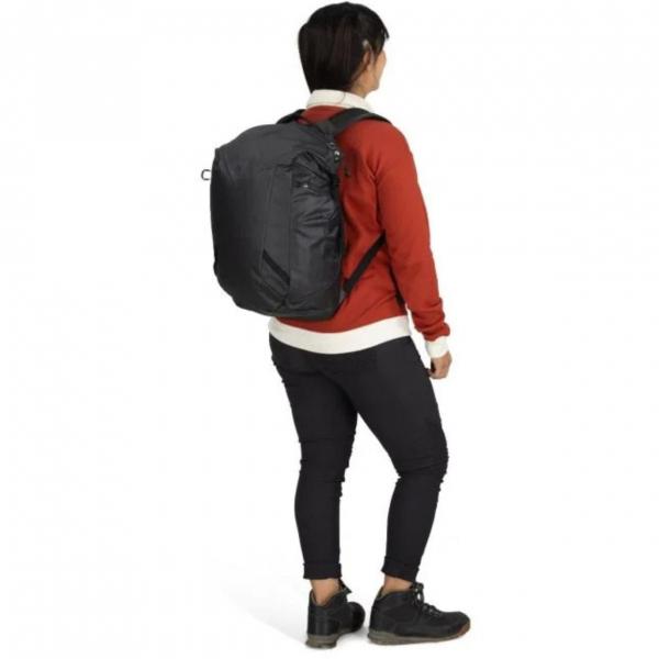 OSPREY TRANSPORTER ZINCH RAVEN BLACK ZAINO EVERIDAY
