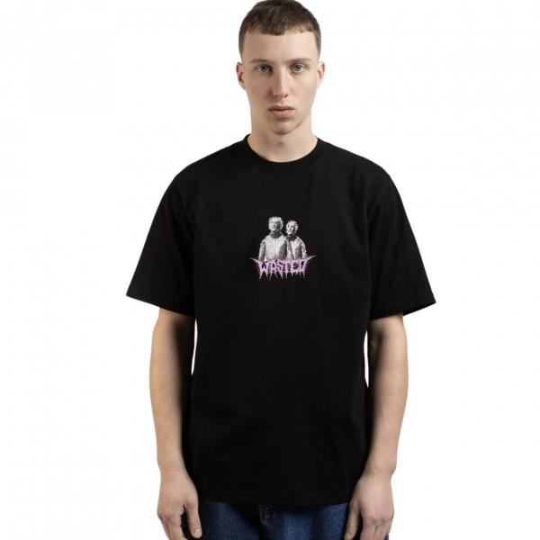 WASTED PARIS PIKE BLACK T-SHIRT