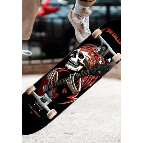 POWELL PERALTA FLIGHT METALLICA COLLAB TAVOLA SKATEBOARD
