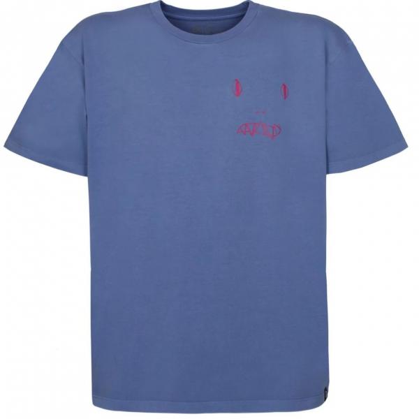 ROCK EXPERIENCE SPAGHETTI BOULDER FAKE FACE S/S T-SHIRT HERON 