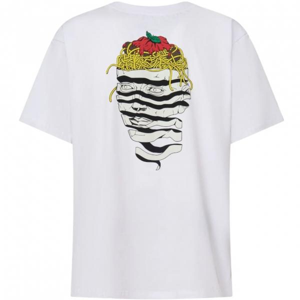 ROCK EXPERIENCE SPAGHETTI BOULDER SPAGHETTI BRAIN S/S T-SHIRT BRIGHT WHITE