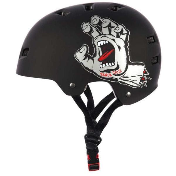 BULLET SANTA CRUZ SCREAMING HAND MATT BLACK CASCO