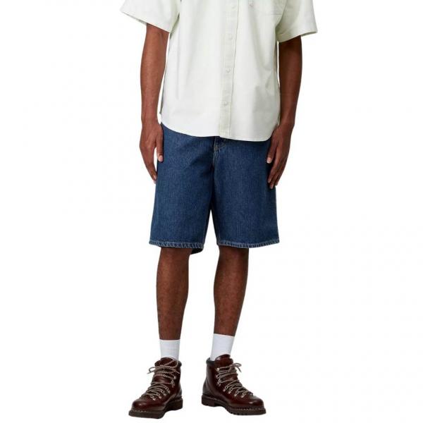 CARHARTT WIP SINGLE KNEE BLUE (STONE WASHED) SHORT