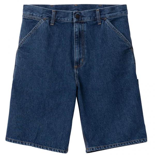 CARHARTT WIP SINGLE KNEE BLUE (STONE WASHED) SHORT