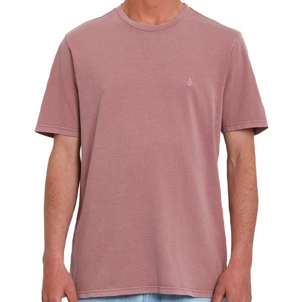 VOLCOM SOLID STONE ROSE BROWN T-SHIRT