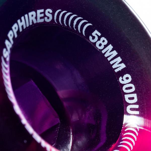 SPITFIRE WHEELS SAPPHIRES 90DU 56MM BLUE RUOTE SKATEBOARD