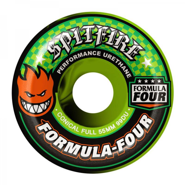 SPITFIRE TEAM COLOR UP F4 99A 53MM CONICAL FULL SWIRL RUOTE