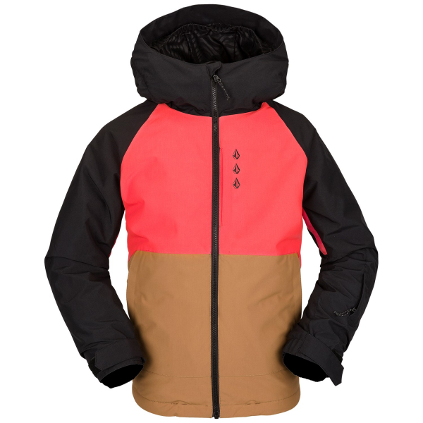 VOLCOM BRECK INS ORANGE SHOCK GIACCA SNOWBOARD BAMBINO