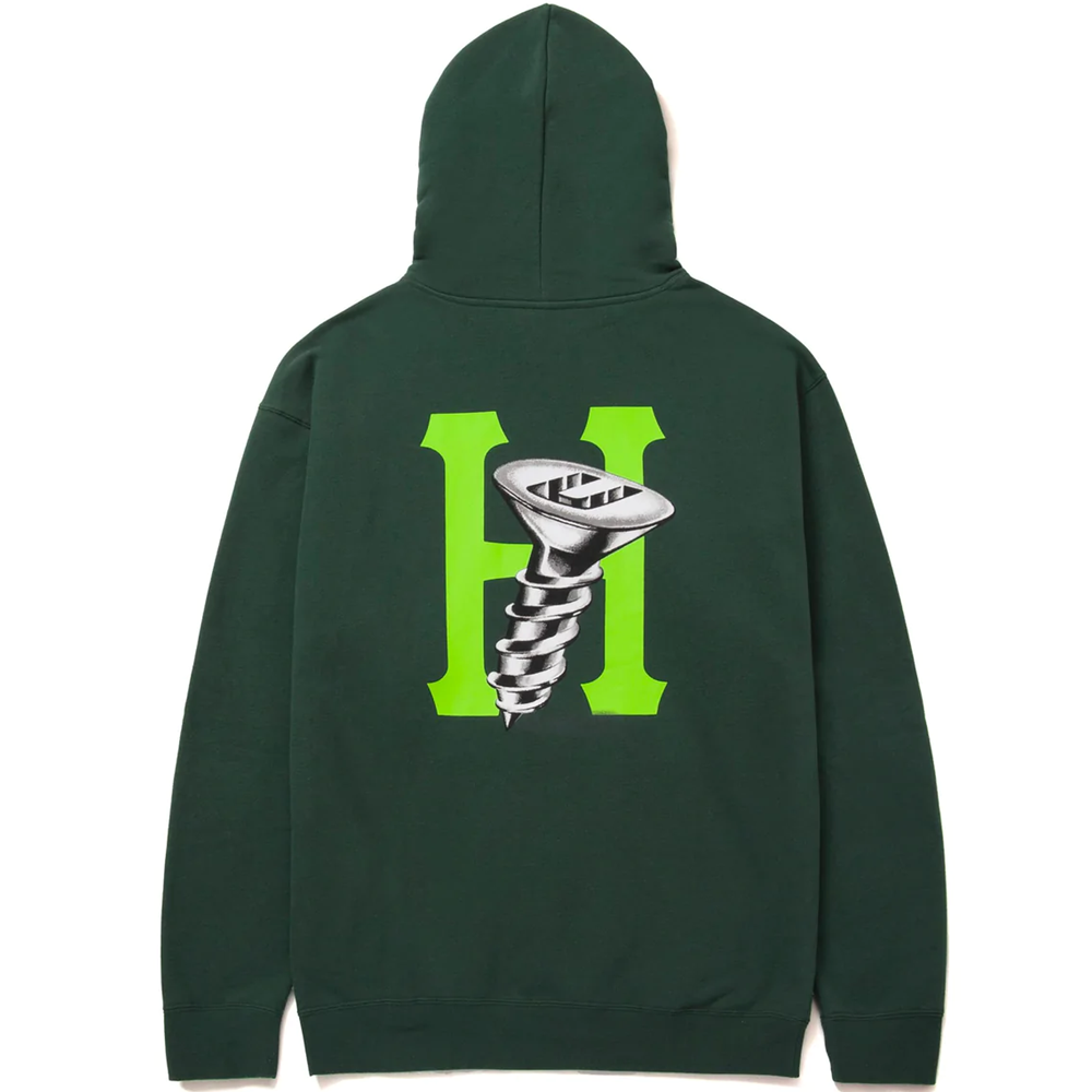 Felpa Huf Hardware uomo verde
