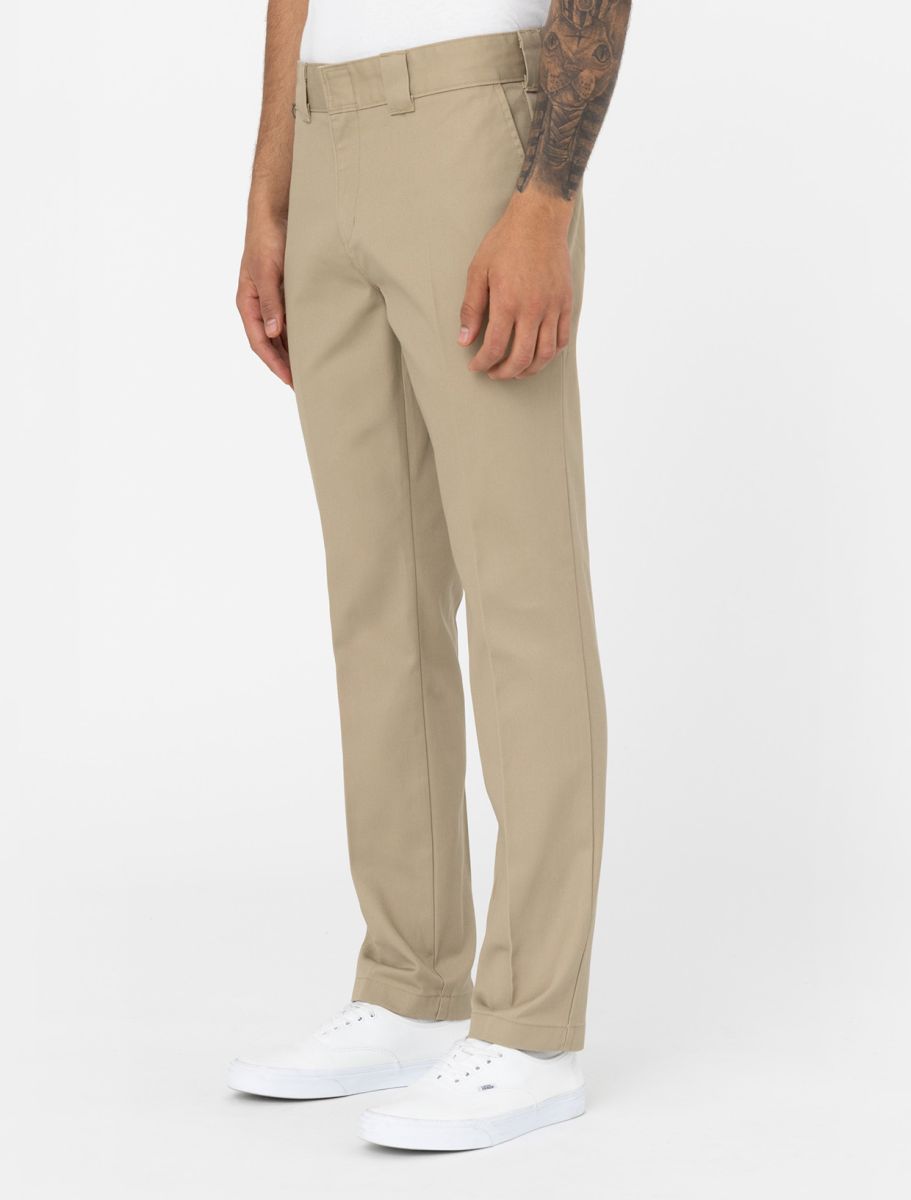 DICKIES 872 SLIM WORK PANT KHAKI